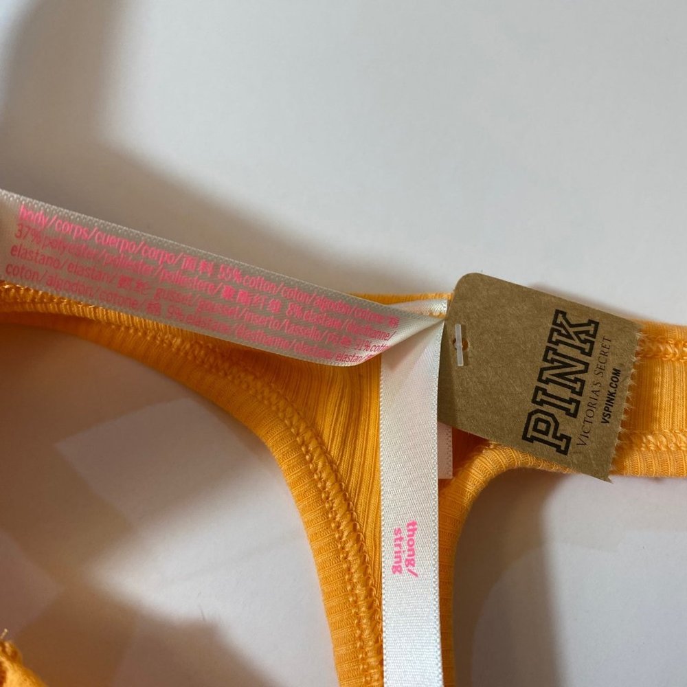 VS Pink XL Boo Halloween Cotton Thong Underwear Panty - Picture 5 of 5